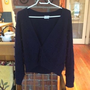 Navy cropped sweater